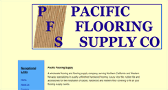 Desktop Screenshot of pacificflooringsupply.com